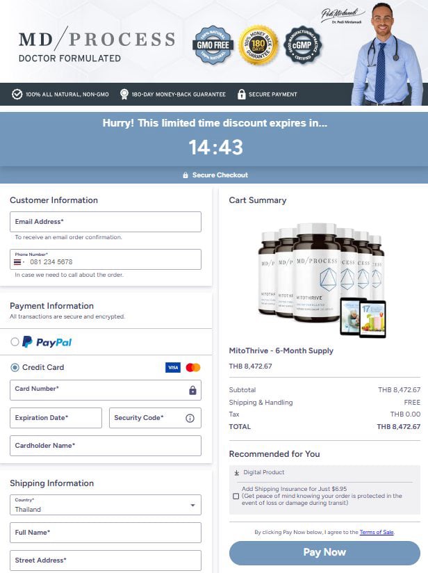MitoThrive - Secure checkout